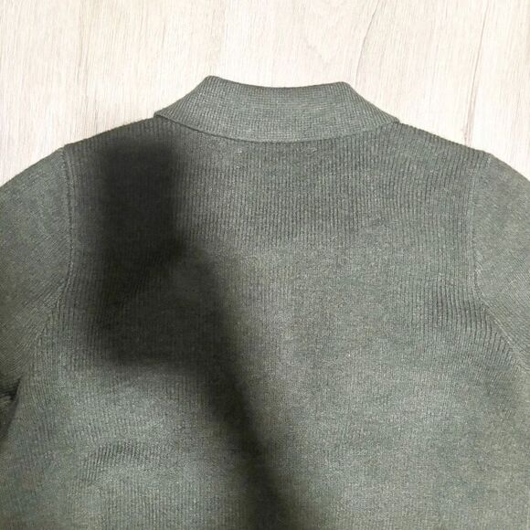 Loft Olive Green Button-Up Cardigan - Picture 7 of 10